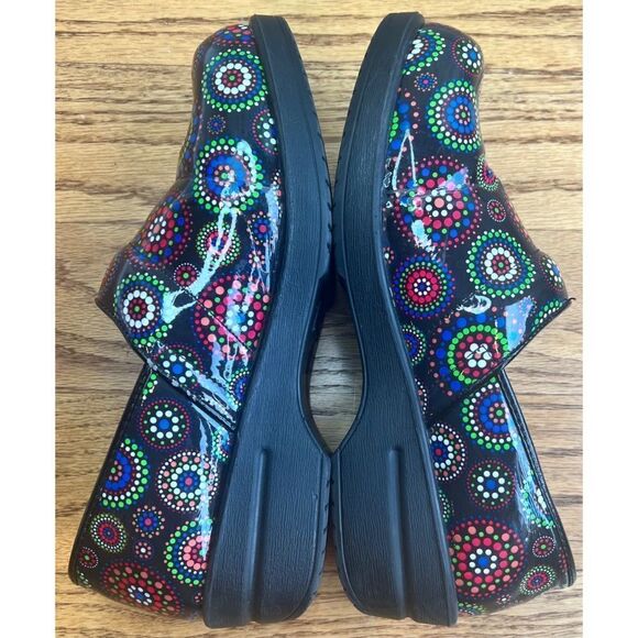 Women’s Patent Clogs Slip On Colorful Shoes Srub Shoes Size 7.5 - Picture 5 of 10
